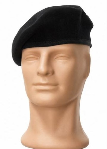 Basco nero militare esercito - basco,