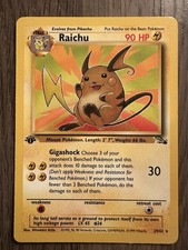 Pokémon TCG Raichu Fossil