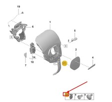 PORSCHE Taycan clip valvola di