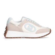 Scarpe Liu Jo Lolo 17 Sneakers Casual Donna Pelle Beige