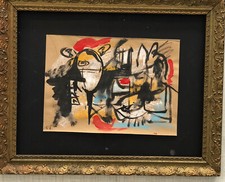 Disegno a china e pastello