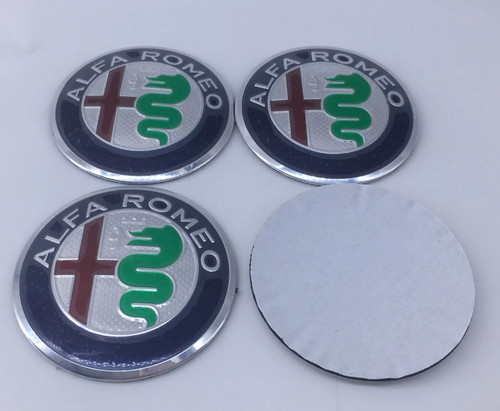 4x50mm alluminio emblema auto - alluminio,