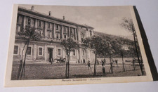 cartolina originale d'epoca MERCATO SANSEVERINO MUNICIPIO ANIMATA VIAGGIATA 1938