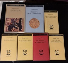 Lotto Libri Giorgio Colli