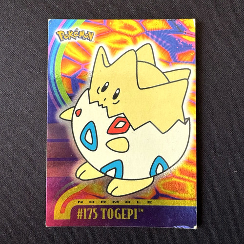 Togepi holo foil topps card - foil,