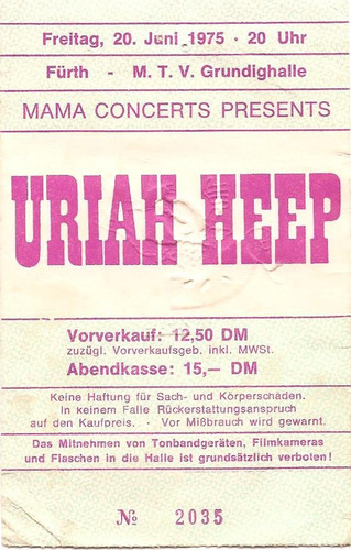 Uriah heep concert 1975 - uriah,