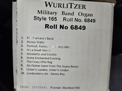 Wurlitzer 165 band organ - organ, roll