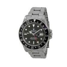 ROLEX Vintage Gent's Acciaio Inox Rolex GMT Master 16750 Scatola Garanzia 