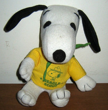PELUCHE SNOOPY T-Shirt Beagle Scout FERRERO con etichetta - da collezione