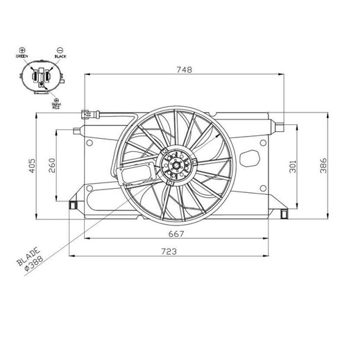 Nrf 47961 ventola - 47961,