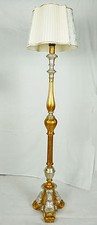 Piantana legno lampada terra