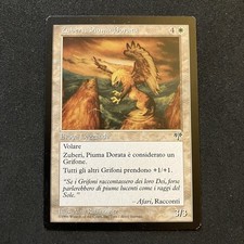 MTG Zuberi, Piuma Dorata ITA I Mirage 1996 I Leggenda Bianco Vintage Magic