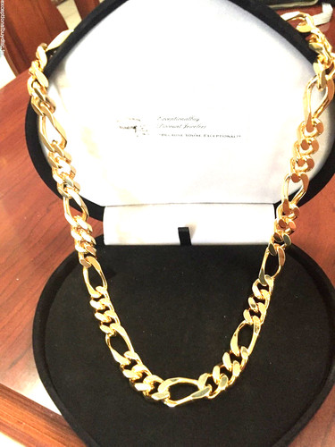 Collana catena figaro - collana, grande