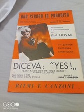 Film " Campana, libro e candela " Kim Novak spartiti Italia 1959