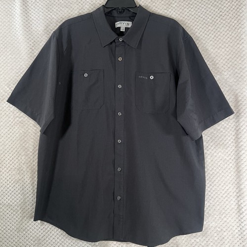 Camicia uomo orvis nera - orvis, con