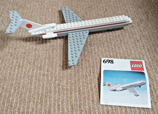 LEGO Set #698: Jal Boeing 727 (Aeroplano/Aereo) Inc. Istruzioni Aeroporto