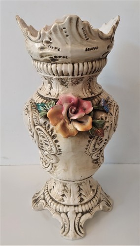 Vaso ceramica cesellata con - vaso,