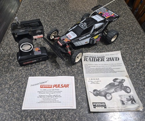 Vintage kyosho raider 2wd - raider, 1/10
