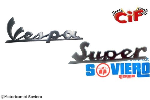 Set targhette vespa super - set, "vespa
