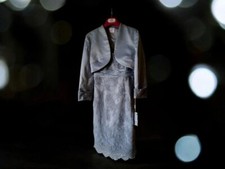 Abito da sera argento bolero