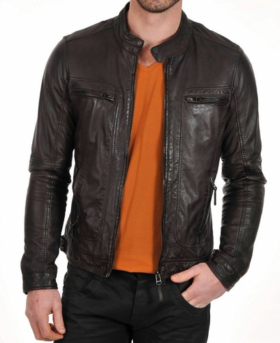 Giacca motociclista uomo vera - giacca,