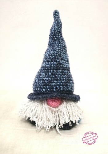 Bambola amigurumi gnomo - bambola,