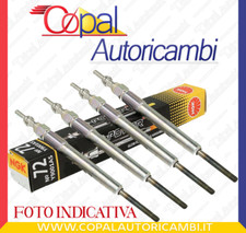 4 CANDELETTE NGK Y8003J FIAT GRANDE PUNTO 1,3 cc MULTIJET 90CV 66KW DAL 05