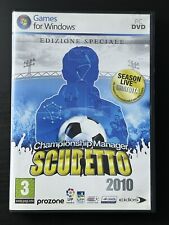 SCUDETTO 2010 Championship Manager - PC PAL ITA COMPLETO in Italiano