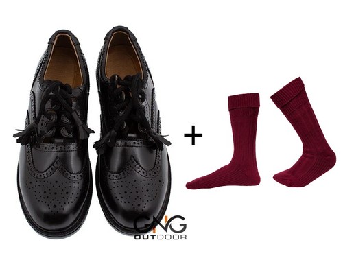 Scarpe scozzesi uomo nere - scarpe,