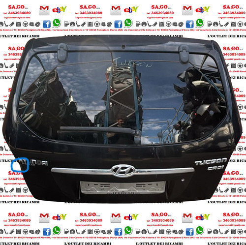 Portellone cofano posteriore - portellone,
