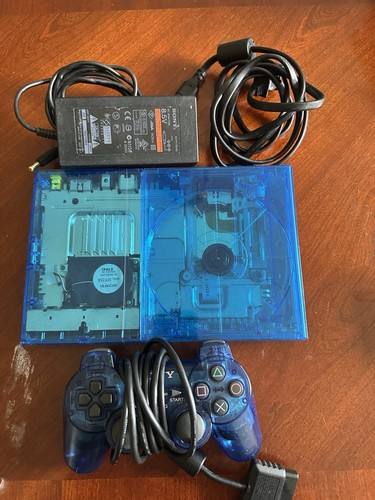 Pacchetto console ps2 slim blu - pacchetto,