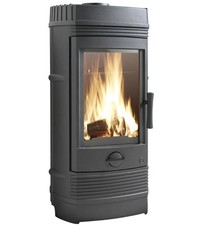 STUFA A LEGNA INVICTA "GOMONT" NERO 12 KW