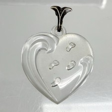 Ciondolo cuore vetro