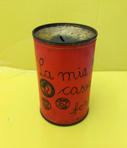 Salvadanaio metallo vintage - ,