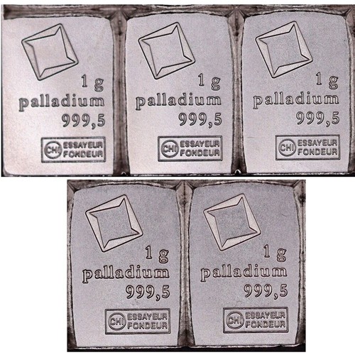 Lot 1 gram palladium - lot,
