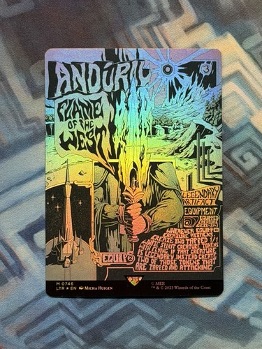 Mtg borderless poster foil - borderless,
