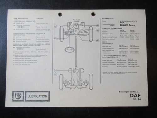 Daf bp lubrificazione - 33,