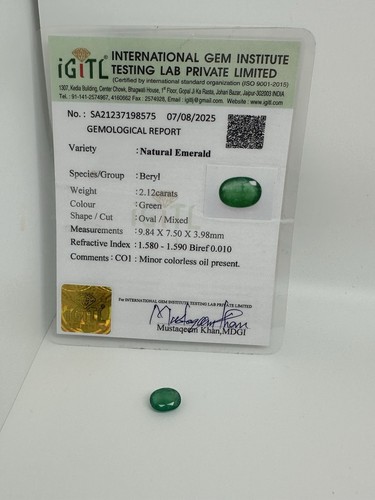 Igitl smeraldo naturale verde - smeraldo,