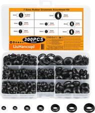 300 Pz Passacavi in Gomma, Fori Passacavi Guarnizione in Gomma, 7 Misure Gommini