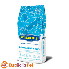 Crocchette per il cane salmone e riso cibo ipoallergenico dietetico monoproteico