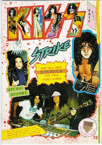 Kiss magazine fanzine - magazine,