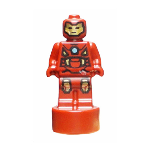 Lego figure dark red - dark, iron