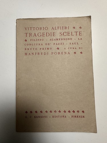 Alfieri tragedie scelte n1 - tragedie,