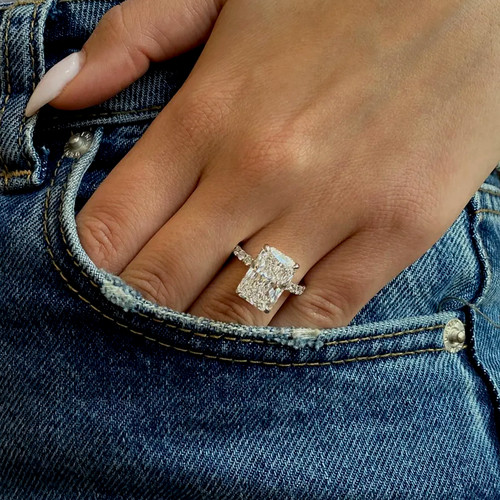 Anello diamante taglio - anello,