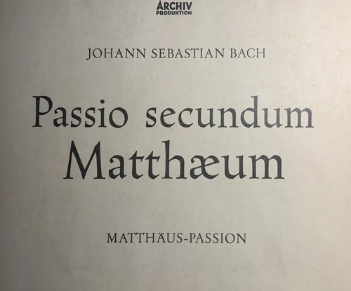 Johann sebastian bach passio - bach,