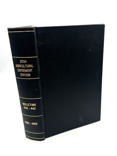 Utah agricultural experiment - agricultural,