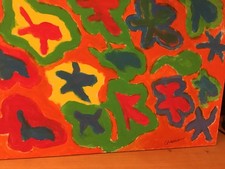 QUADRO DIPINTO A MANO ASTRATTO