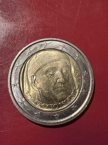 Moneta euro boccaccio - euro,