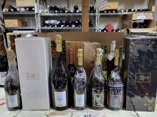 Bottles champagne pommery - 4,