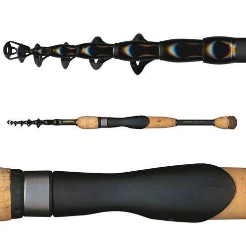 Canna telescopica viaggio - telescopica, da